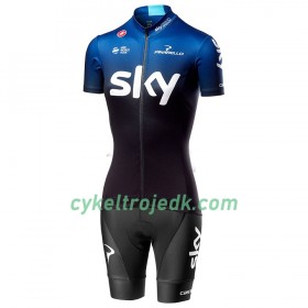 Cykeltøj + Cykelshorts Dame 2019 Team Sky N001